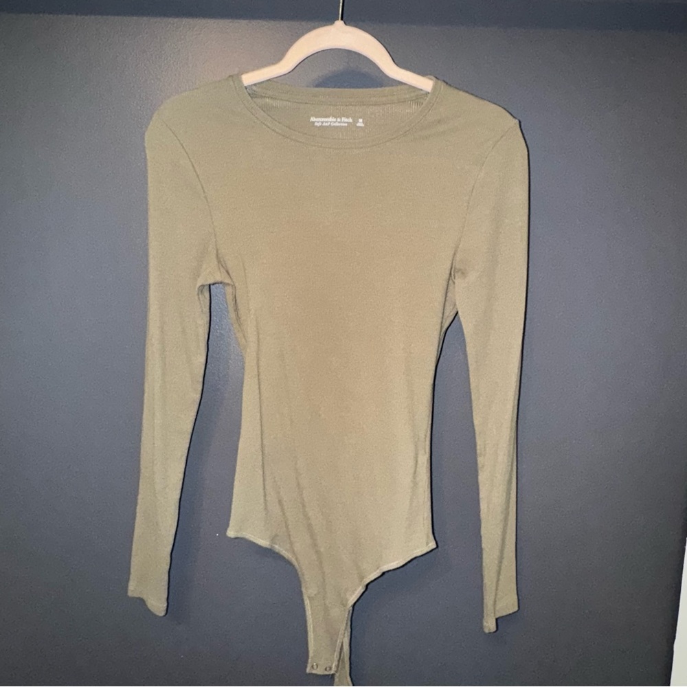 American Eagle Outfitters Olive Green Bodysuit